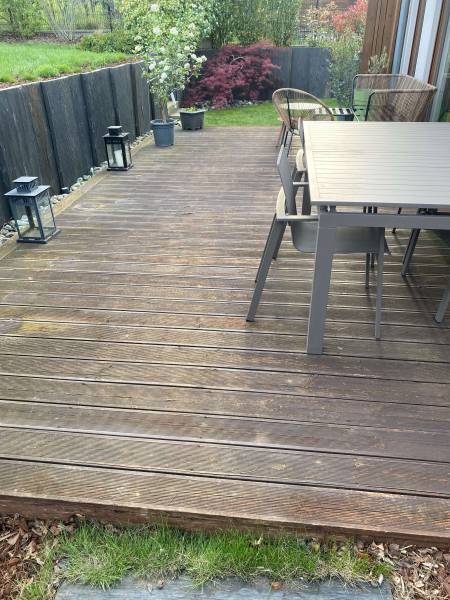 Terrasse avant notre intervention 